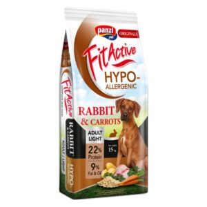 FitActive ORIGINALS Hypoallergenic ADULT LIGHT Rabbit and Carrots 15kg