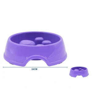 Habzsolásgátló etetőtál-"Mancsos" - Nagy