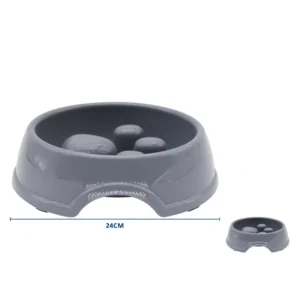 Habzsolásgátló etetőtál-"Mancsos" - Nagy