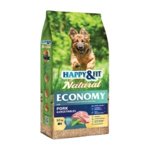 Happy&Fit Natural Economy Adult with Pork & Vegetables 12kg