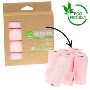 Nunbell Ökológiai lebomló ürülékzsákok virág mintával