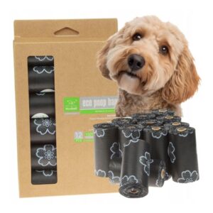 Nunbell Ökológiai lebomló ürülékzsákok virág mintával