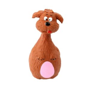 Sikoltozó latex játék kutyák részére –Bowling alakú figura