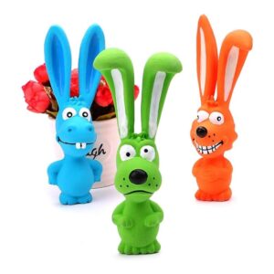 Sikoltozó latex játék kutyák részére –Hosszúfülű figurák