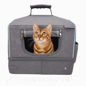 Multifunkciós hordozó és összecsukható almotálca 2 az 1-ben