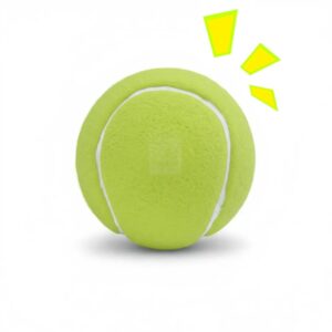 Csipogó latex teniszlabda kutyáknak - 7