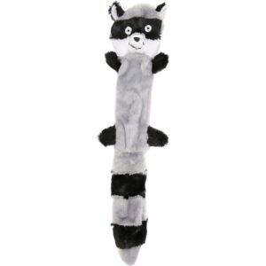 Csipogó plüss mosómedve kutyajáték zörgőpapírral - 46cm