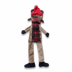 Plüss zörgő rénszarvas kutyáknak - 45cm