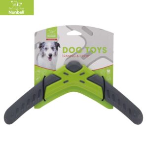 Boomerang rágó kutyajáték 28cm - Zöld