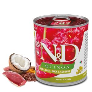 N&D Quinoa Adult Konzerv Kacsa & Kókusz - 285g