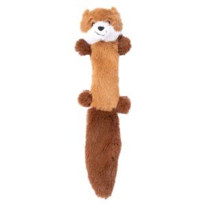 Csipogó plüss vörös panda kutyajáték zörgőpapírral - 46cm