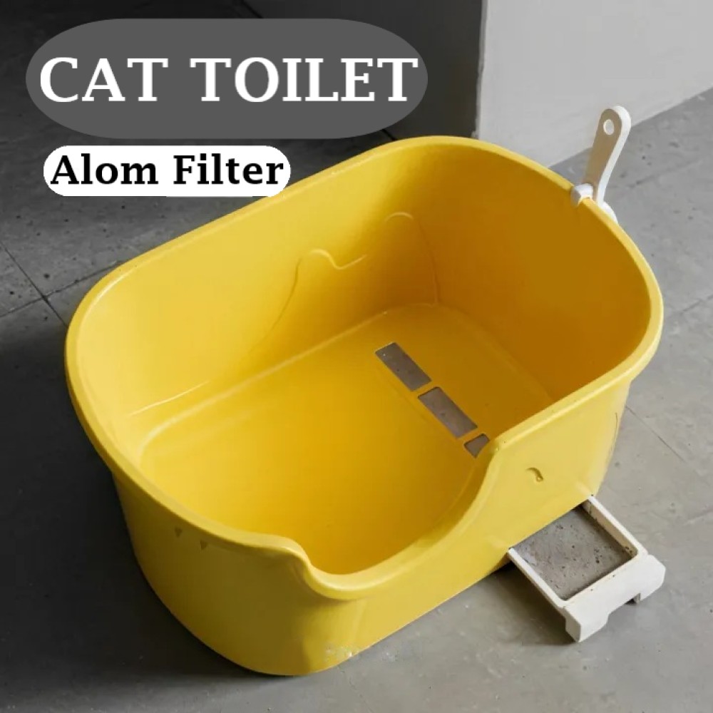 Filter magasfalú macska alomtálca lapáttal