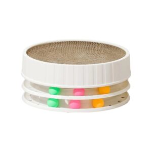 3rétegű macska kaparó  játék-csörgővel