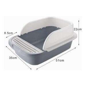 Fröccsenésmentes macska alomtálca - Nagy