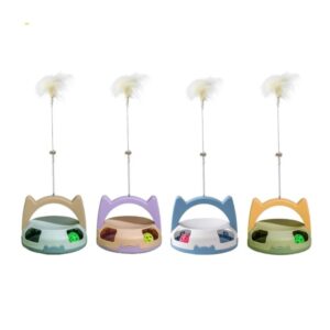 Macska görgős tálca játék - Lányos színek