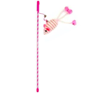 Csíkos macska játszó bot