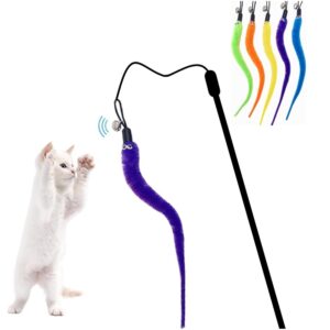 Macska játékpálca-hernyó kukac