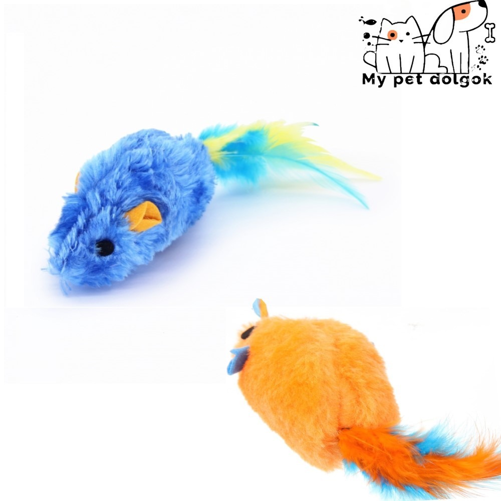 Nunbell szőrmés egér cicáknak-2db