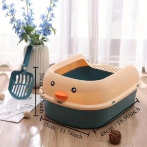 Magas kerítésű macska vécé-KACSA - Kicsi