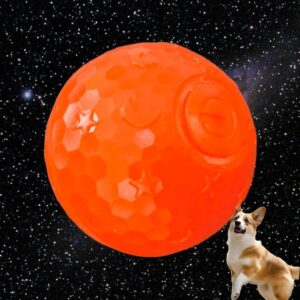 Interaktív játék golyó kedvenceknek -Égbolt minta - Narancs