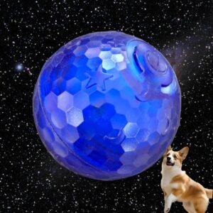 Interaktív játék golyó kedvenceknek -Égbolt minta - Kék