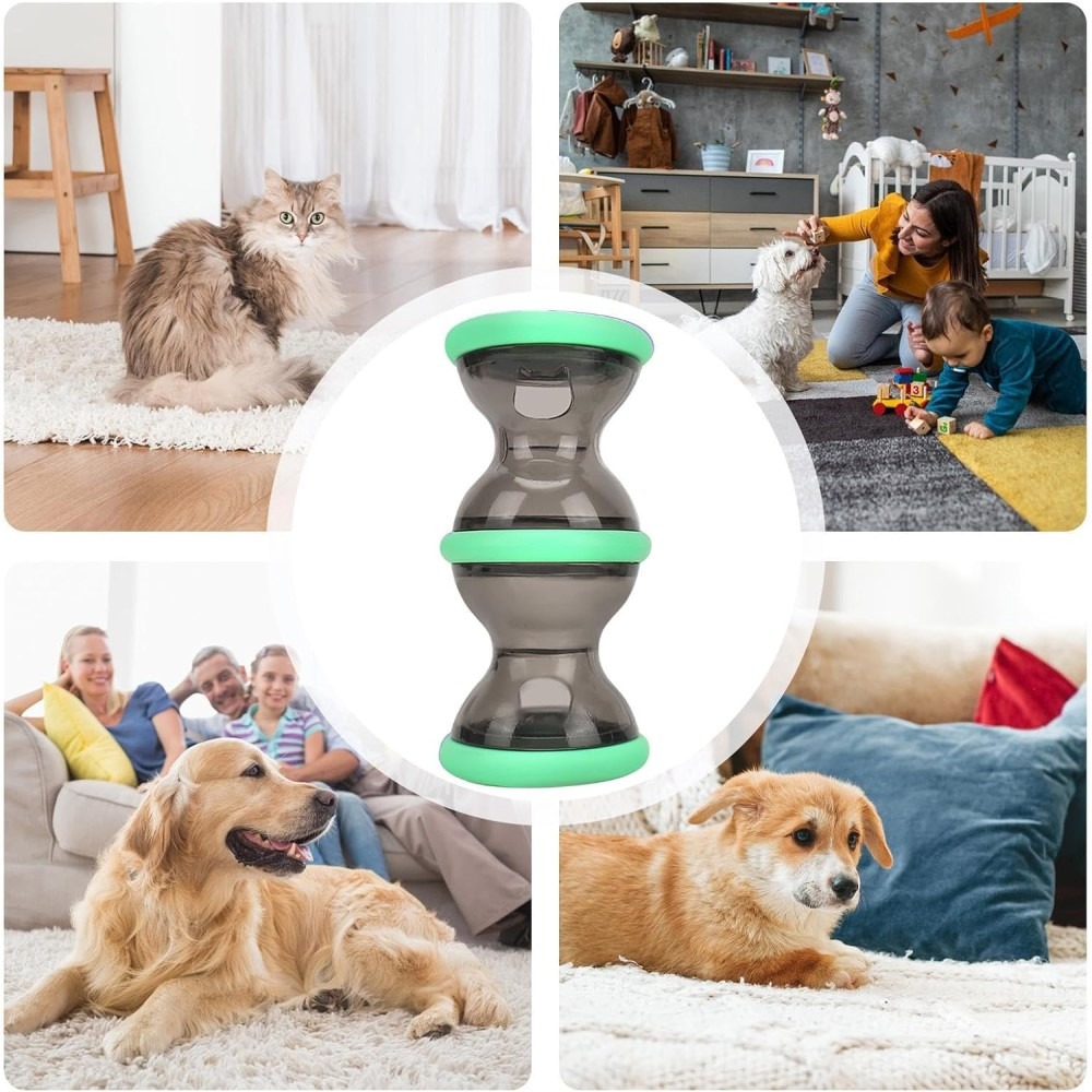 Gurulós jutalomfalat adagoló játék-Foodball - Zöld