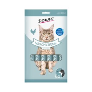 Dokas Májas krém snack cicáknak 6X15g