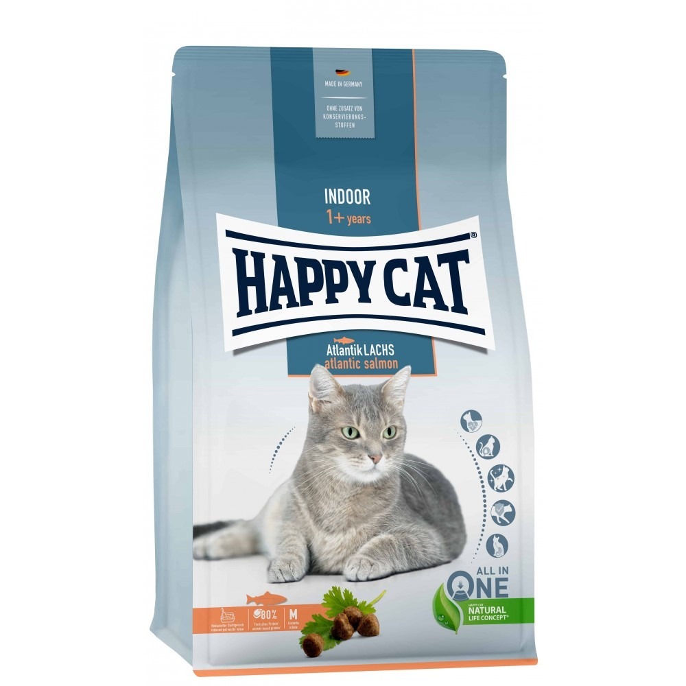 Happy Cat Indoor Atlantic Lachs-Lazac 4kg