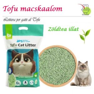 Zöld tea illatú Tofu macskaalom-6L
