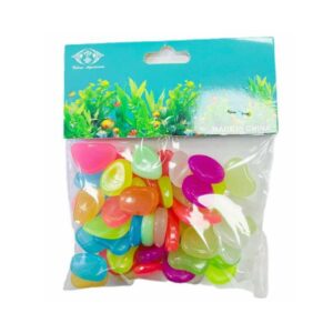 Akváriumi dekoratív világító kavicsok