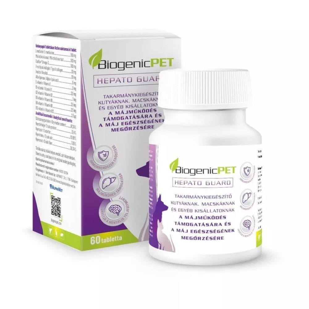 BiogenicPET Hepato Guard májvédő tabletta 60db