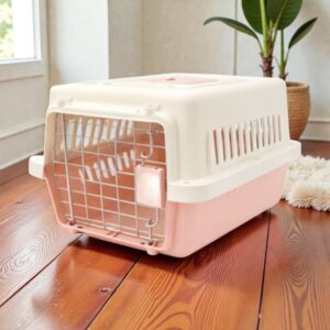 Biztonságos kisállat szállítóbox – rózsaszín