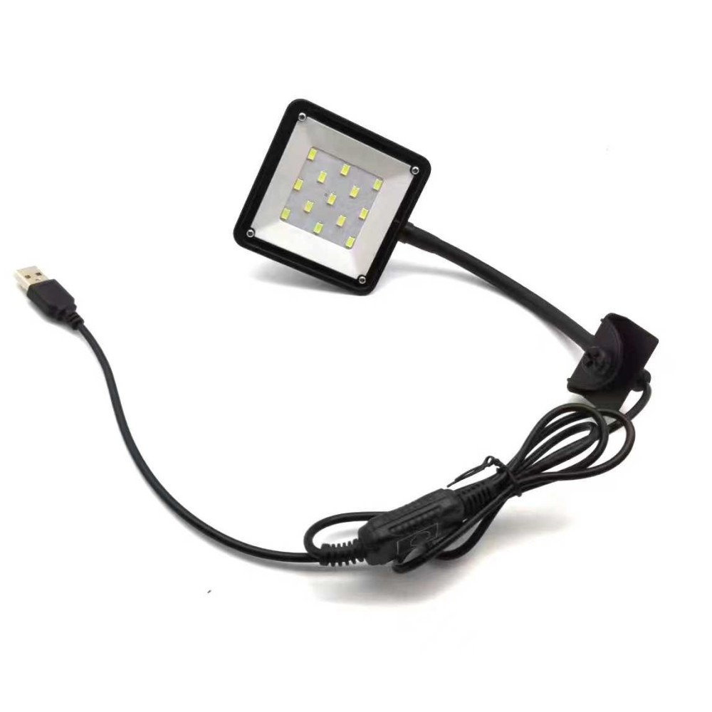 Csíptetős LED Akváriumi Lámpa –13 LED és USB csatlakozással