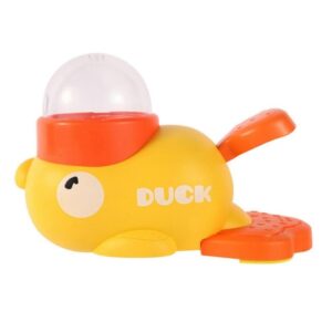 Interaktív kacsás jutalomfalat adagoló játék kisállatoknak pedállal - Sárga