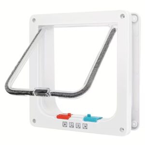 Kutya-macskaajtó 4 irányú biztonsági zárral 35 x 43cm