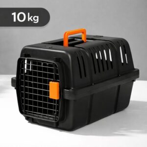 Nunbell Grand kisállat szállítóbox – 10 kg - Fekete