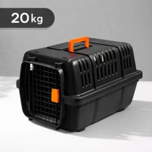 Nunbell Grand kisállat szállítóbox – 20 kg - Fekete