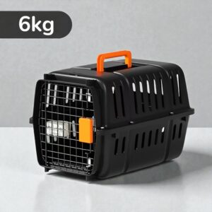 Nunbell Grand kisállat szállítóbox – 6 kg - Fekete