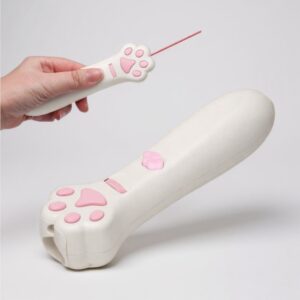 Nunbell mancsos macska lézer - 6 mintás - Fehér