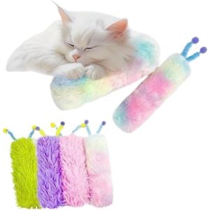 Plüss hernyó ölelő párna macskáknak - 30cm