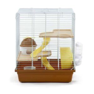 Prémium komplett hörcsög ketrec több színben - 40x35cm - Barna