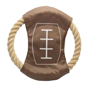 Sport mintás kutyajáték kötéllel – frizbi