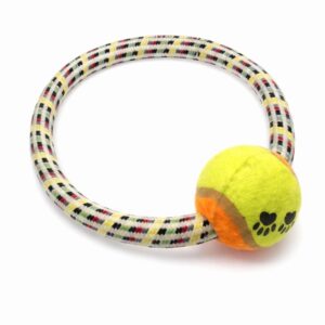 Teniszlabdás kötélkarika 18cm