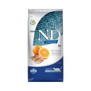 N&D Cat Ocean hering & narancs adult 10kg