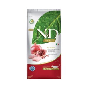 N&D Cat Prime Csirke & Gránátalma Adult Sterilised – 5 kg