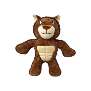 Csipogó plüss kutyajáték 1db - Izmos állatfigurák 36cm - Oroszlán