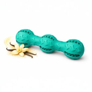 Rágó- és jutalomfalat tartó kutyajáték – vaníliás illattal - Türkizkék