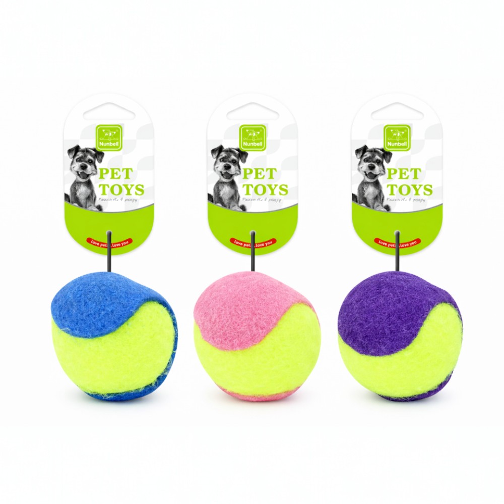 Színes plüssborítású cicajáték labda készlet 3