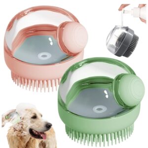 3 az 1-ben samponadagoló szilikon mosókefe - Zöld