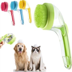 3 az 1-ben samponadagolós fürdető kefe - Zöld